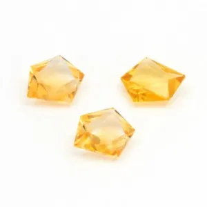 10x8mm Yellow Citrine GeoCuts™