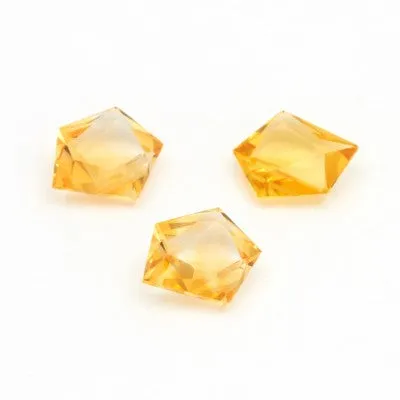 10x8mm Yellow Citrine GeoCuts™