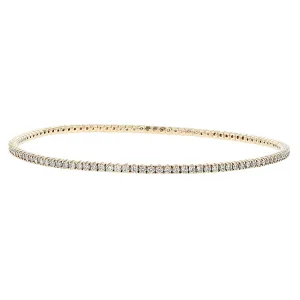 14K Rose Gold Diamond 2.30-Carat Tennis Bracelet