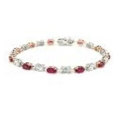 18K RG   WG / DIA & RUBY

BRACELET

Amt:60,680

18K RG: 13.52 RD: 2.43/

RUBY : 7.02/

 BN0312AR1