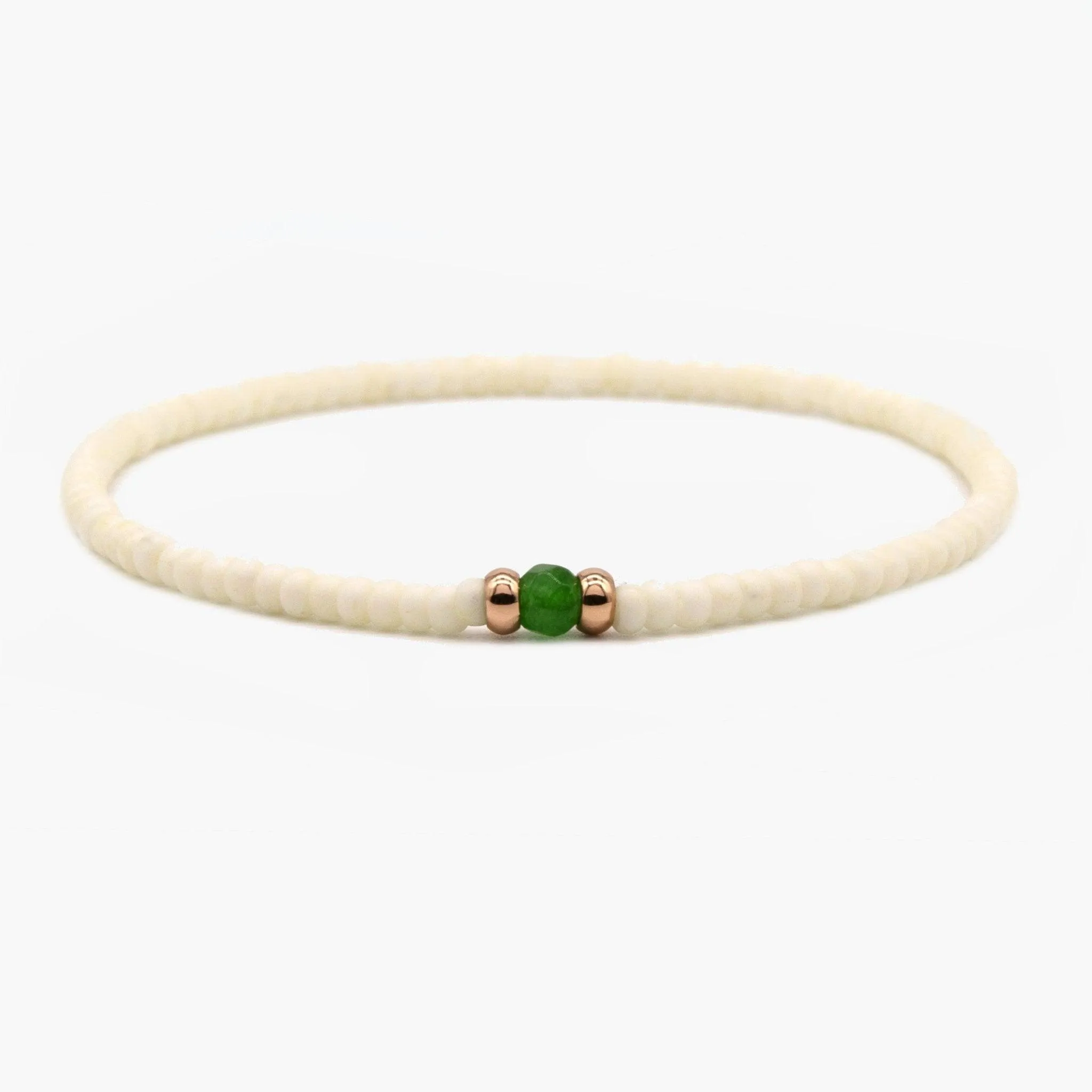 2mm Beads Dandy Bracelet (Cream)