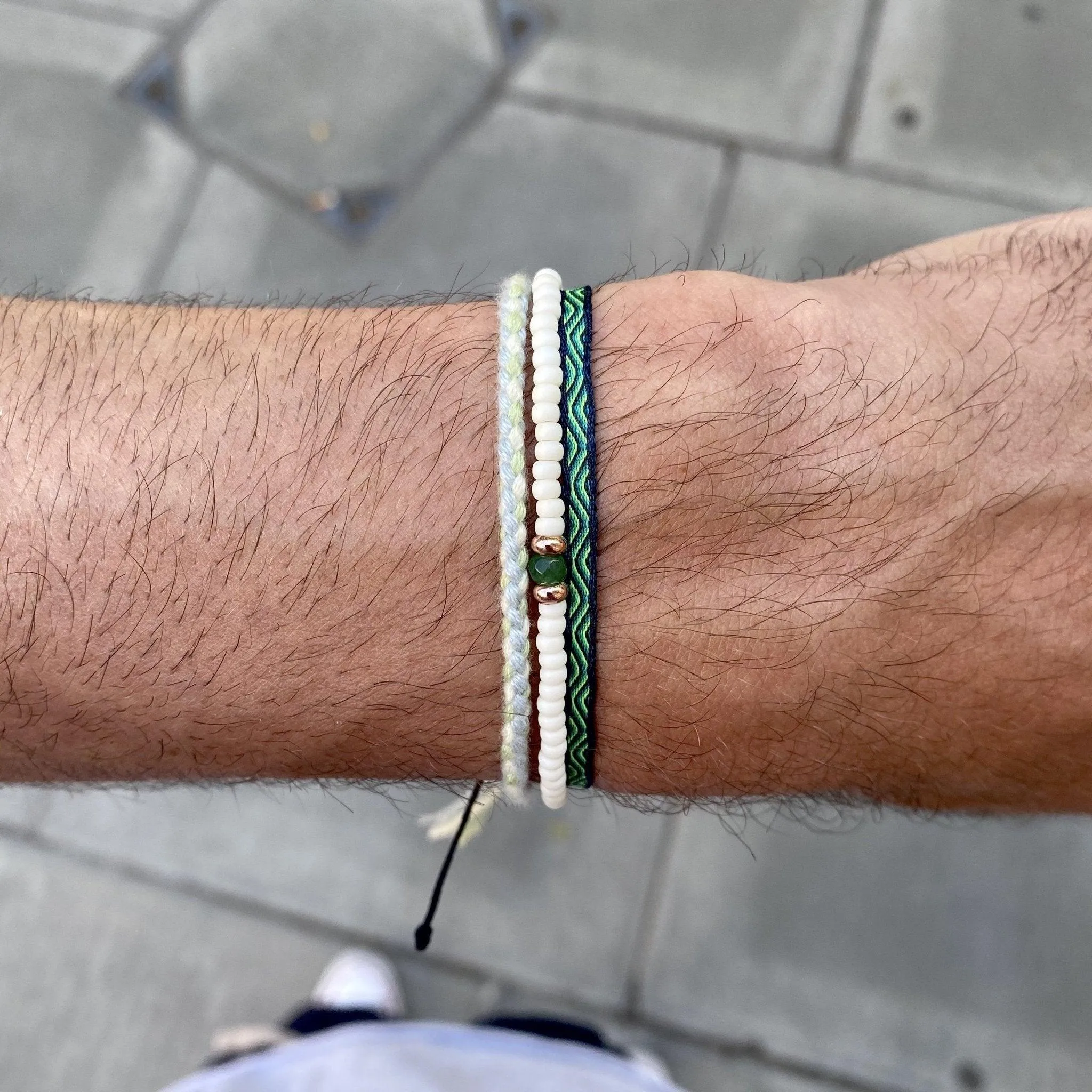 2mm Beads Dandy Bracelet (Cream)