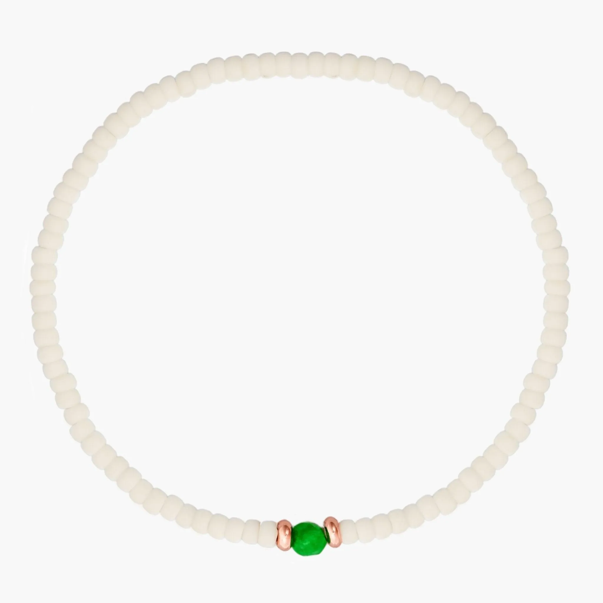 2mm Beads Dandy Bracelet (Cream)