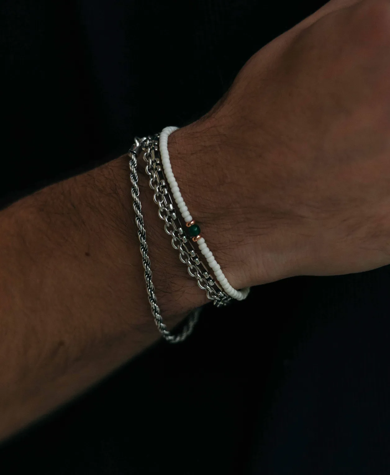 2mm Beads Dandy Bracelet (Cream)