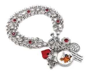 Alice in Wonderland, White Rabbit Charm Bracelet
