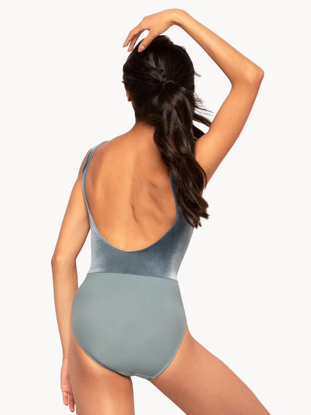 Allison Moonstone Velvet Leotard RTW