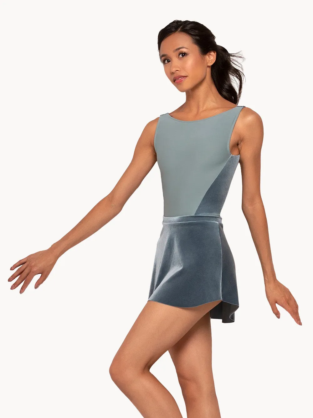 Allison Moonstone Velvet Leotard RTW