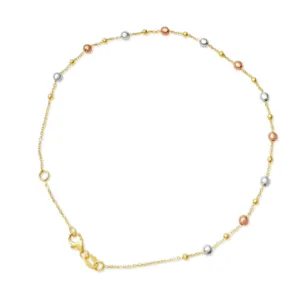 Balls Anklet Tri-color