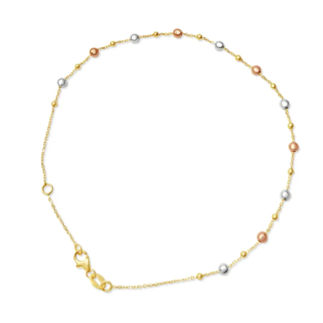 Balls Anklet Tri-color