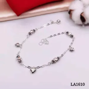 Black Crystal Anklet LA1610