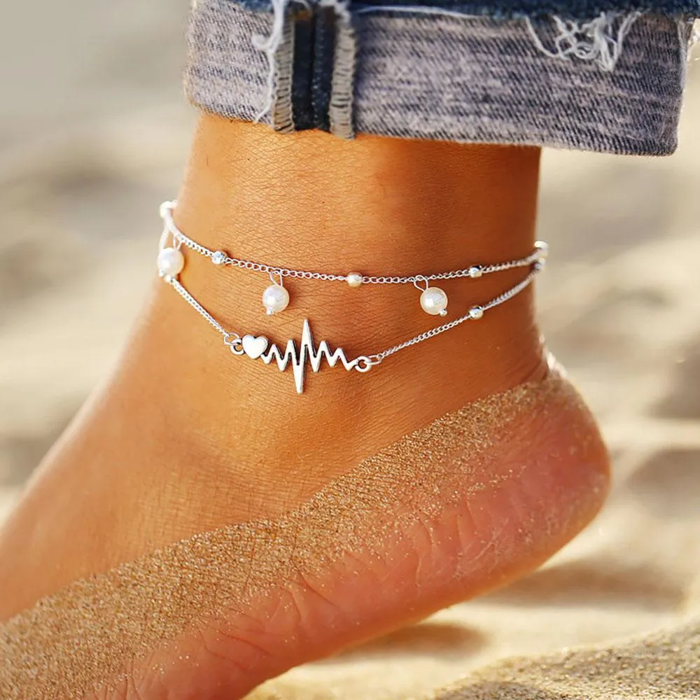 Bohemian Style With Colorful Turkish Eyes Anklet Bracelets
