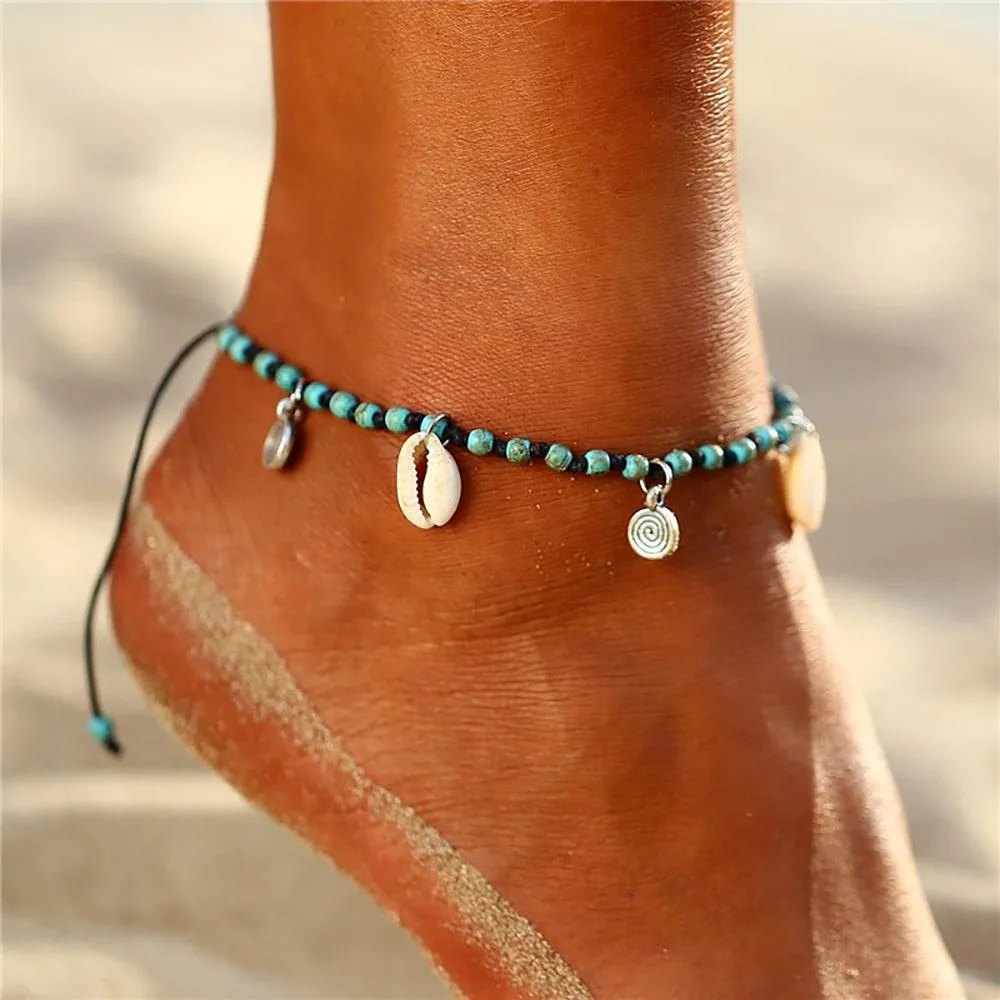Bohemian Style With Colorful Turkish Eyes Anklet Bracelets