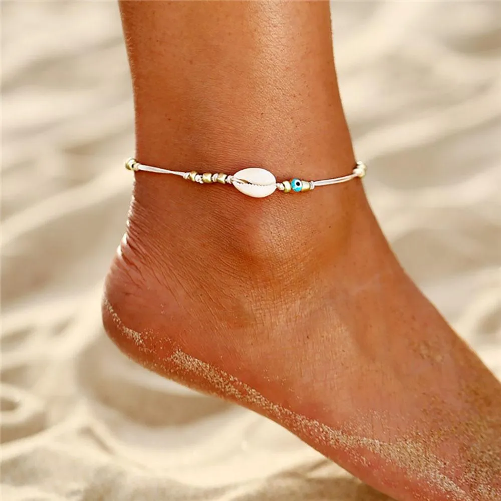 Bohemian Style With Colorful Turkish Eyes Anklet Bracelets