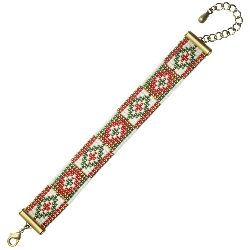Christmas in Taos Loom Bracelet