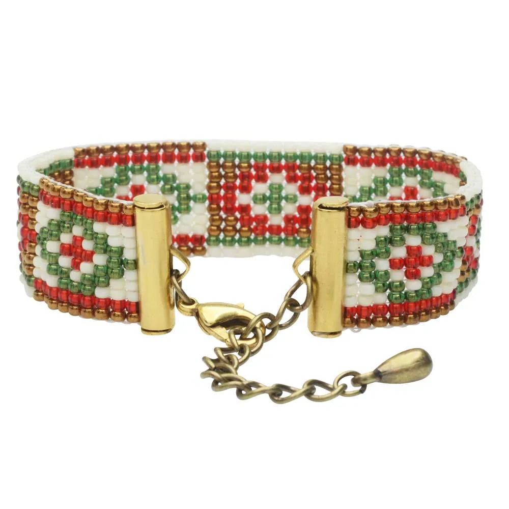 Christmas in Taos Loom Bracelet