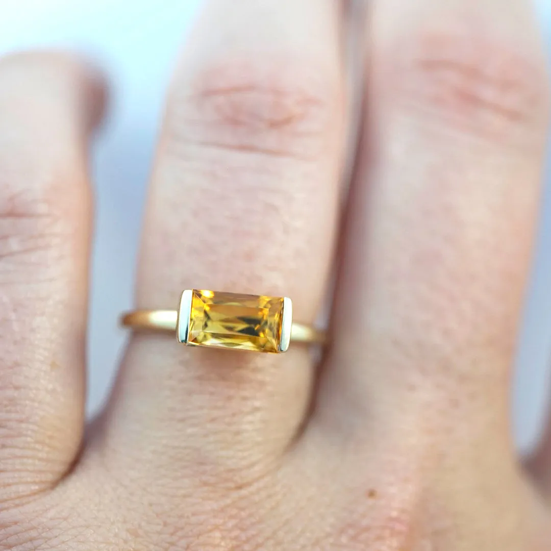 Citrine Bonbon Ring