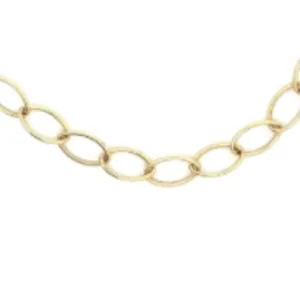 Claspless Wide Oval Cable Bracelet