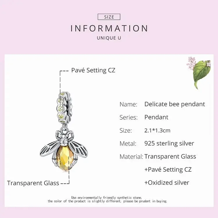 Delicate Bee Charm