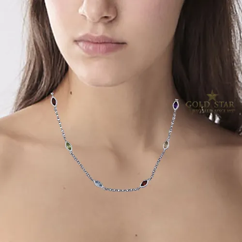 ELLE™ MULTI GEM NECKLACE