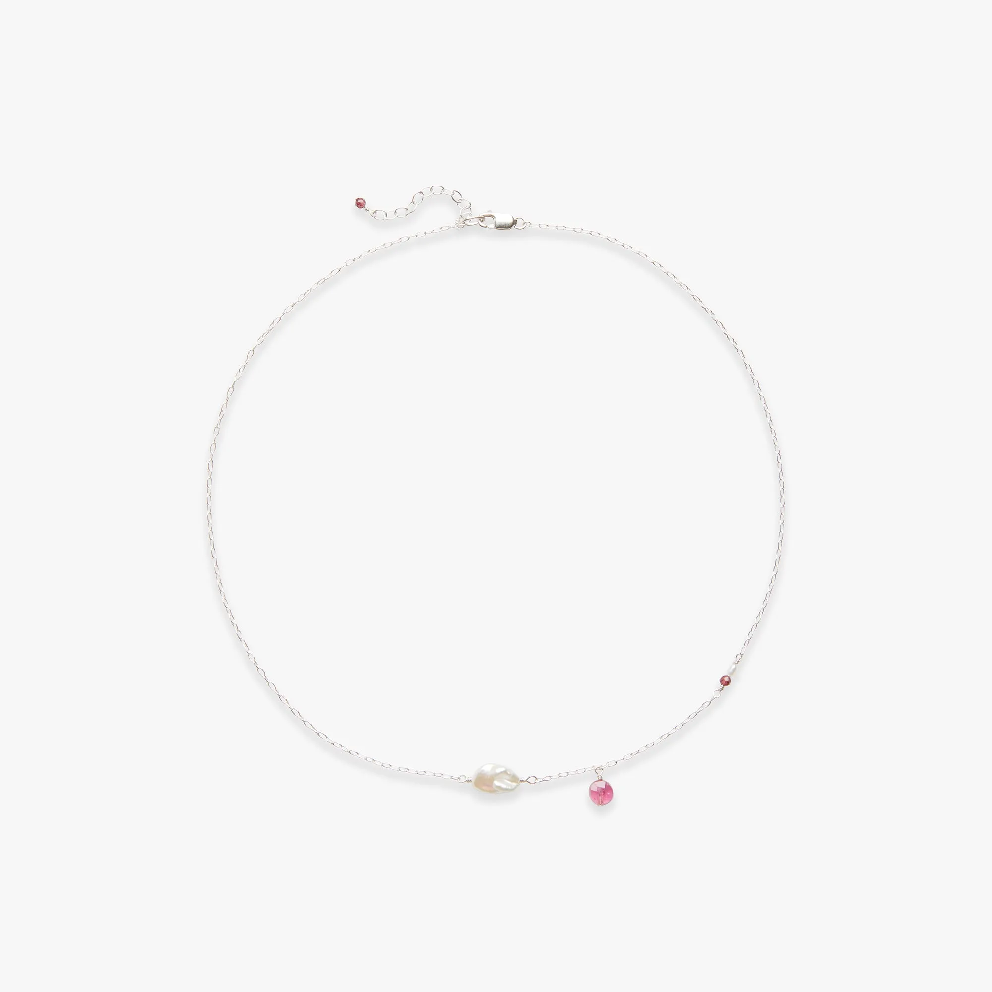 Endless Soiree necklace silver
