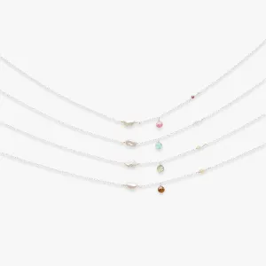 Endless Soiree necklace silver