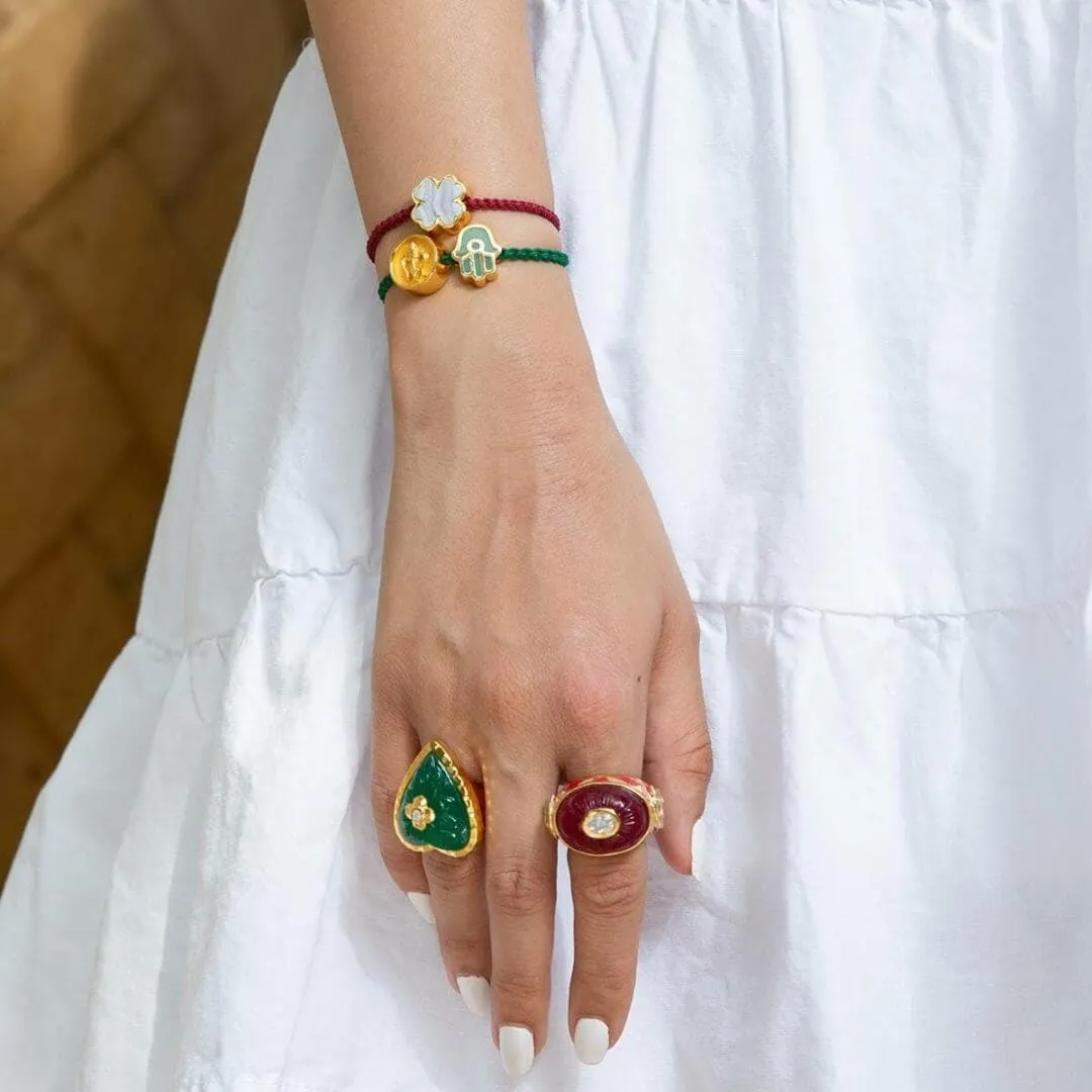 Entwined Thread Bracelet