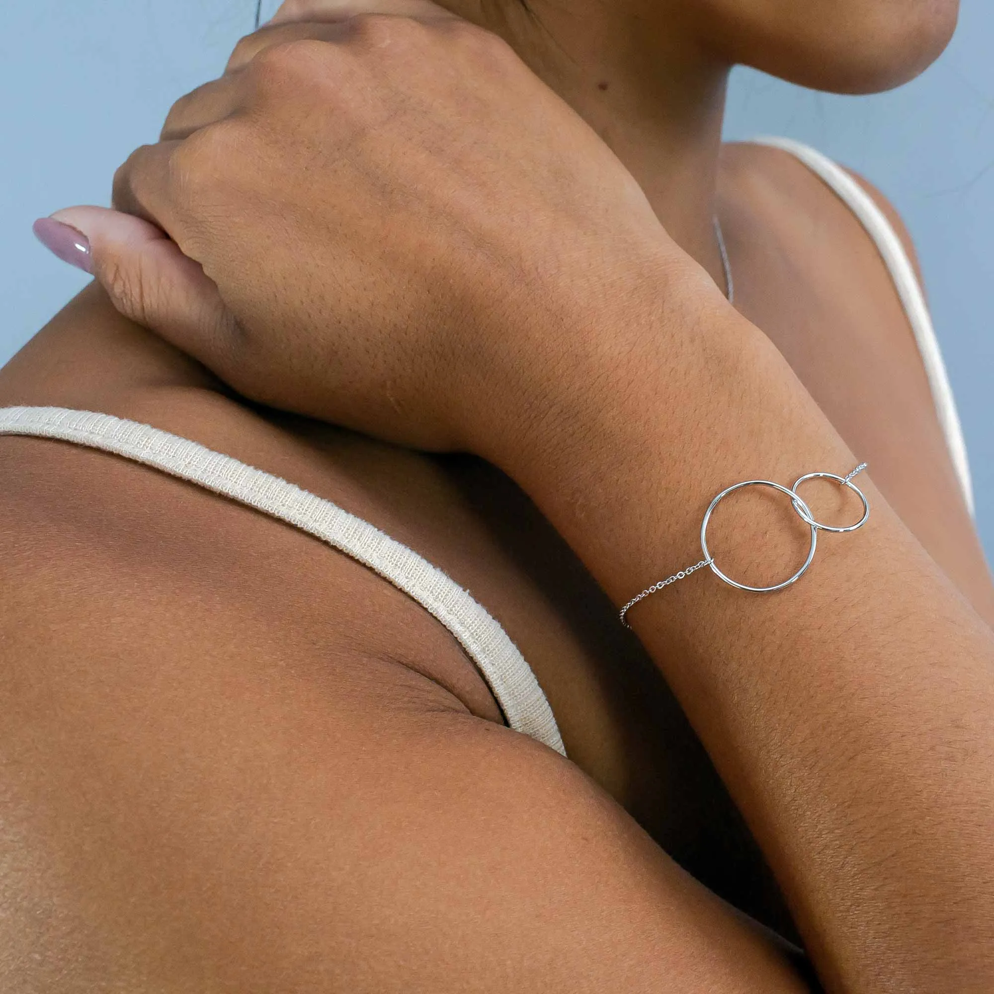 Eudora - Unity Links - Sterling Silver Bracelet