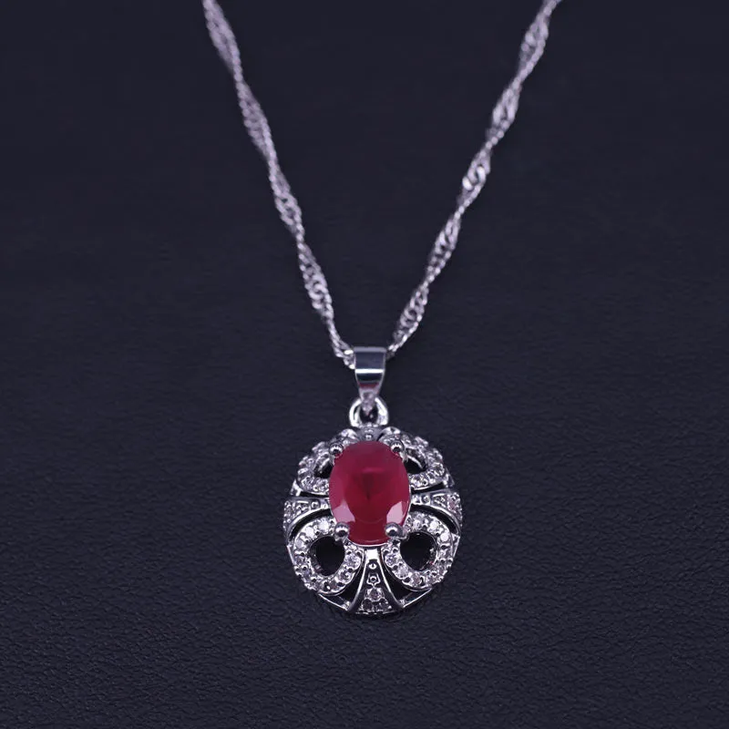 Face cute  silver color jewelry earrings rings necklace set