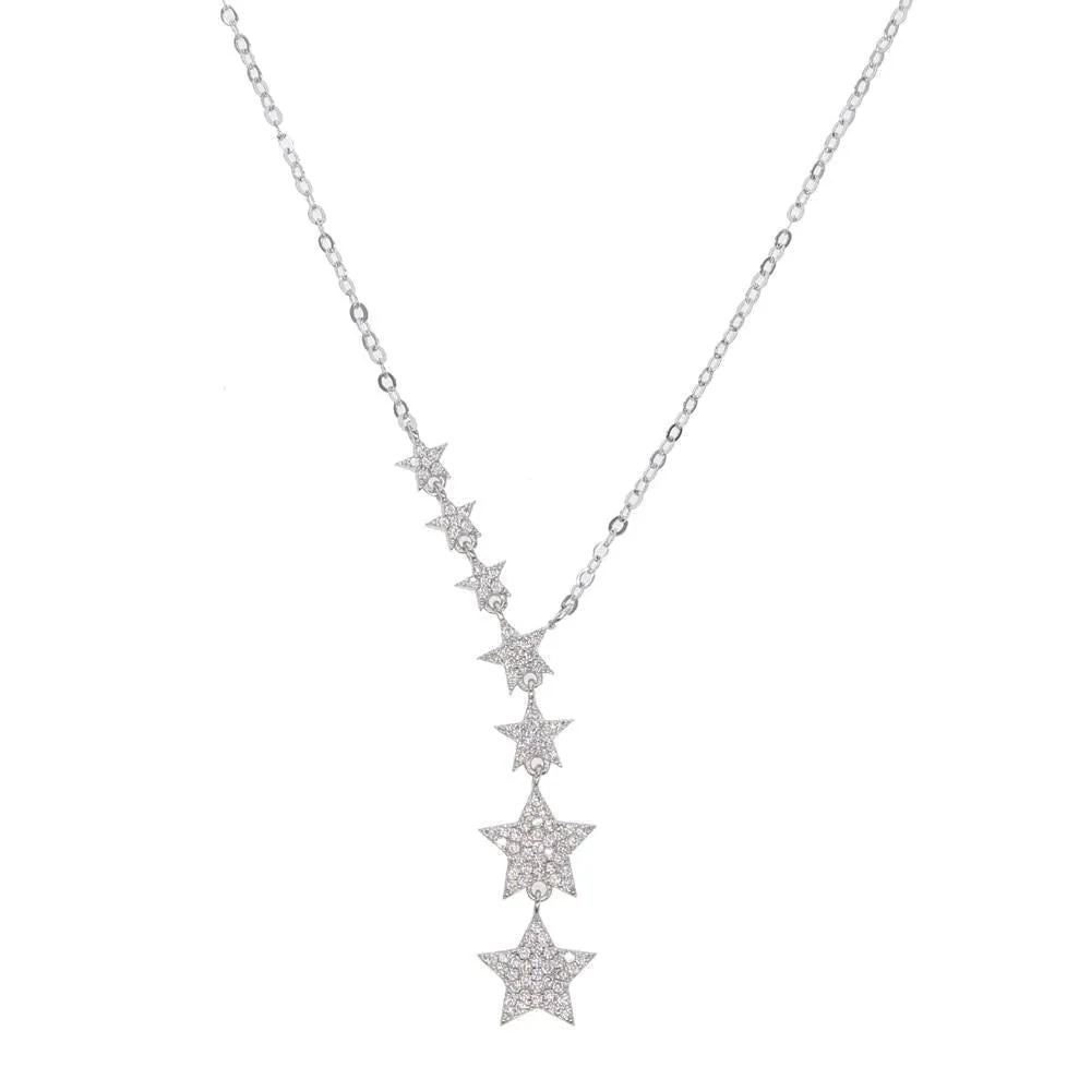 Fashion 7 Stars Necklaces Charm Jewelry