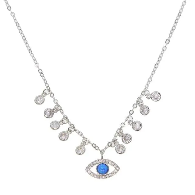 Fashion Fire Opal Necklaces Charm Jewelry