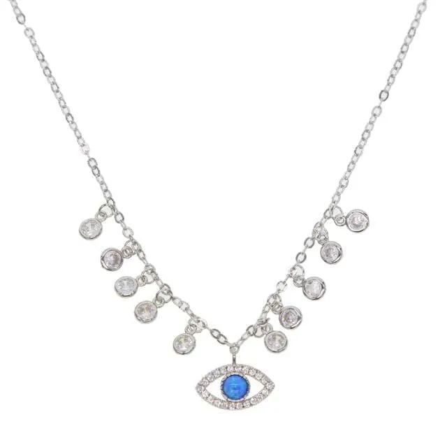 Fashion Fire Opal Necklaces Charm Jewelry