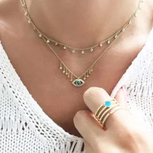 Fashion Fire Opal Necklaces Charm Jewelry
