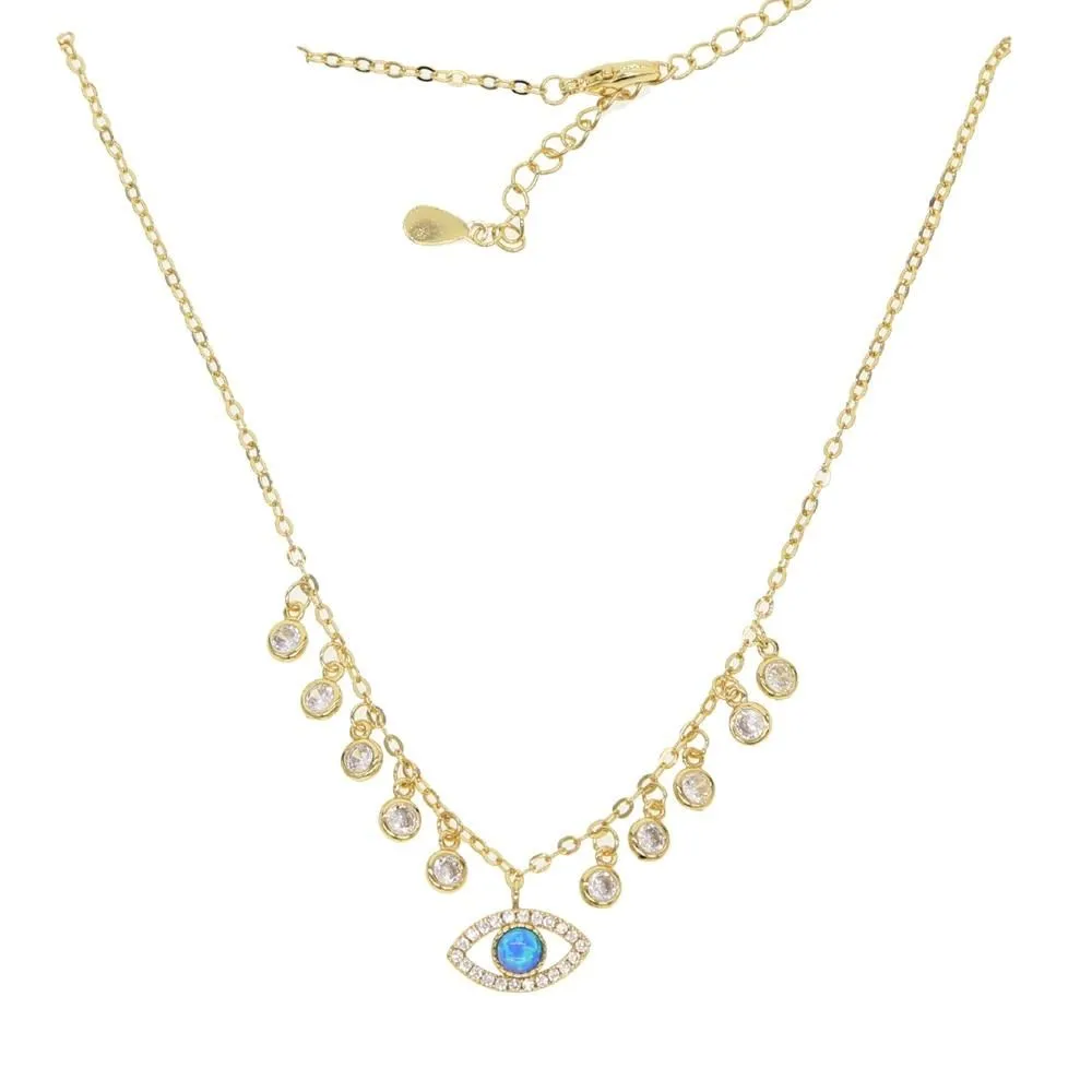 Fashion Fire Opal Necklaces Charm Jewelry