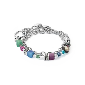 GeoCUBE® Fusion bracelet Multicolour Gemstone