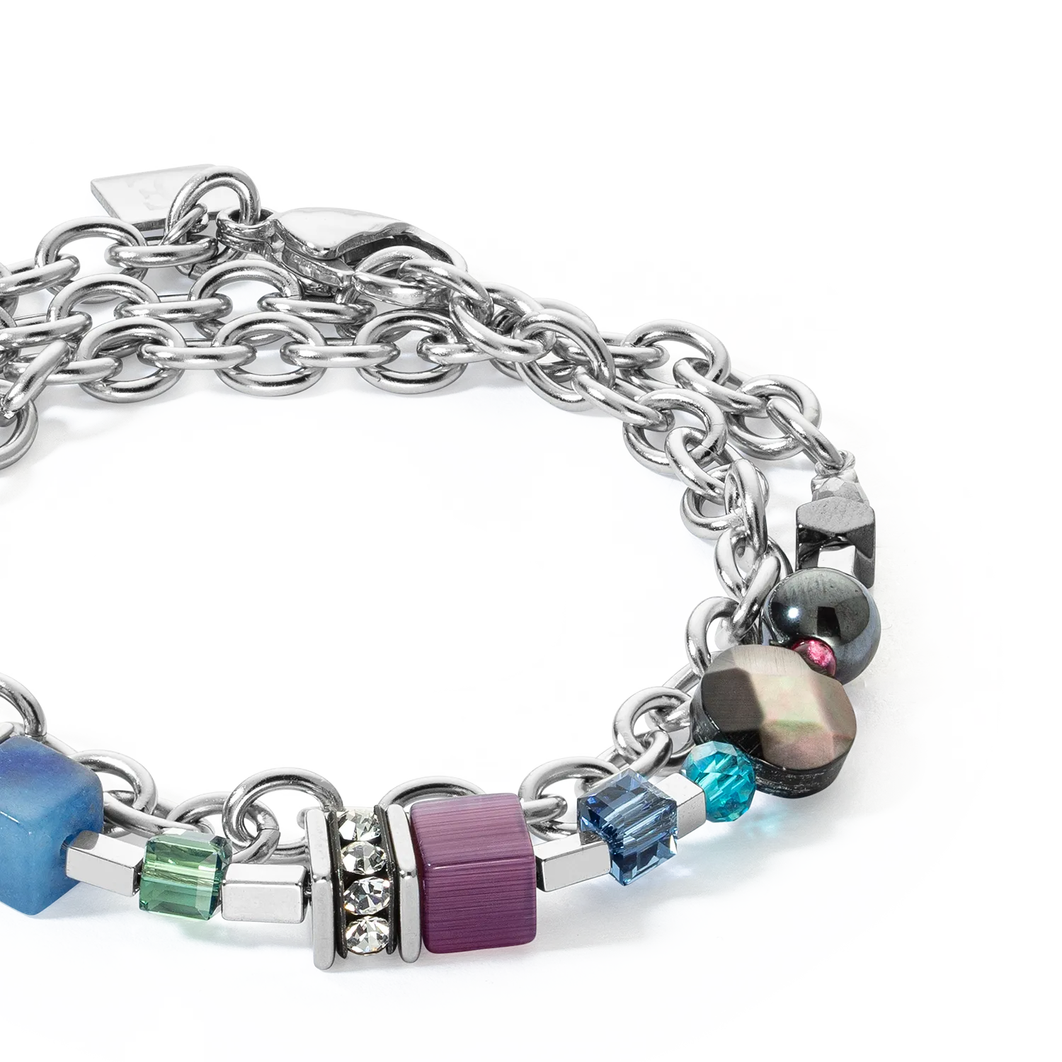 GeoCUBE® Fusion bracelet Multicolour Gemstone