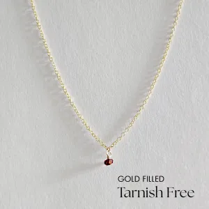 Gold Filled Birthstone Necklace