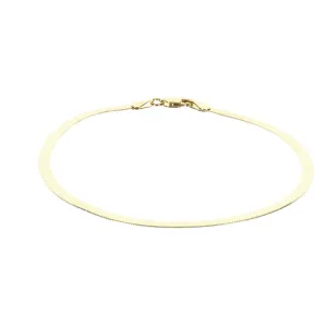 HERRINGBONE ANKLET