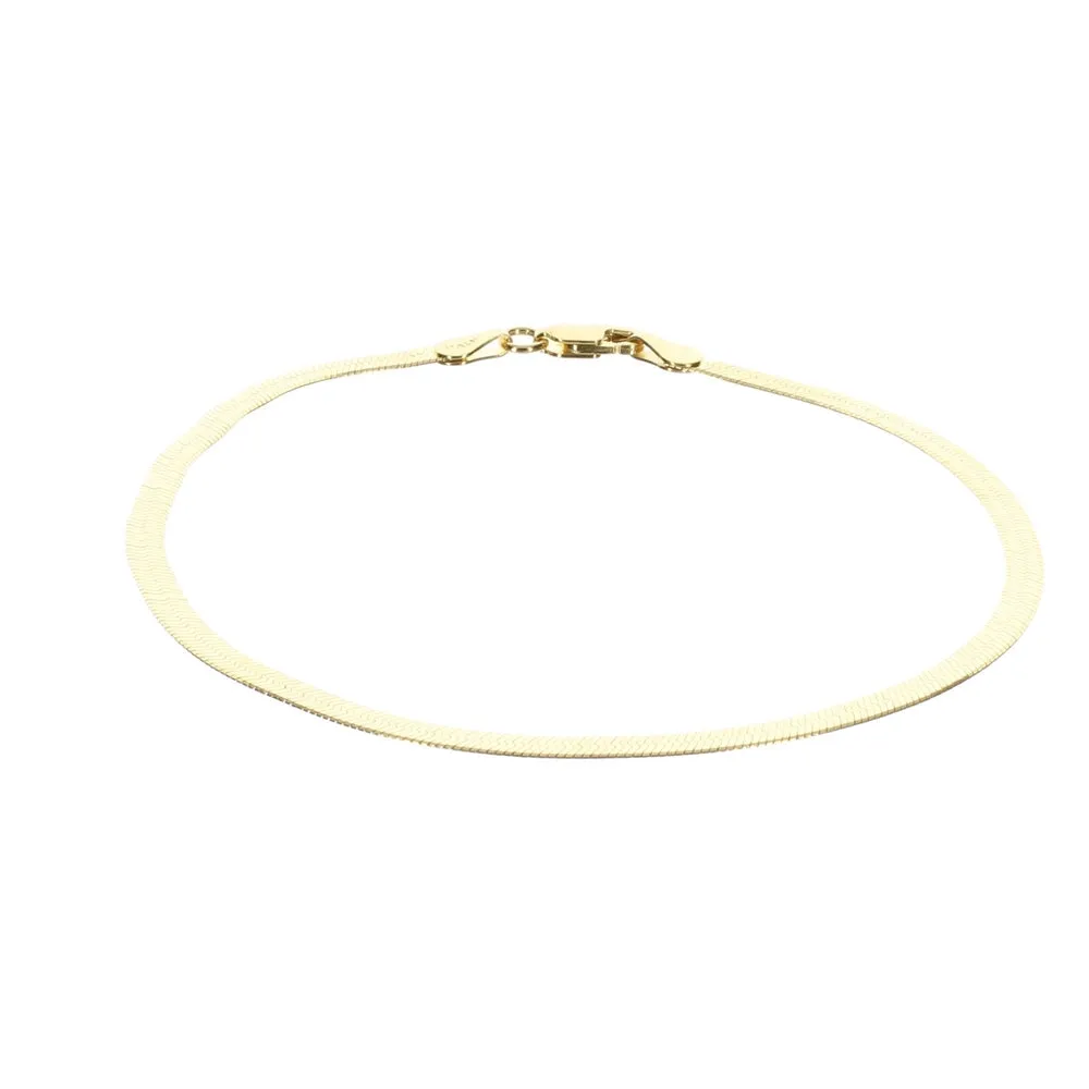 HERRINGBONE ANKLET