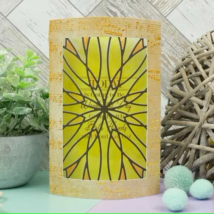 Hunkydory Moonstone Dies - Kaleidoscope Background Panel