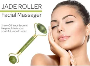 Importikaah Anti Aging Natural Jade Facial Roller Healing Slimming Massager (Jade Roller) Cosmetics (100% off)