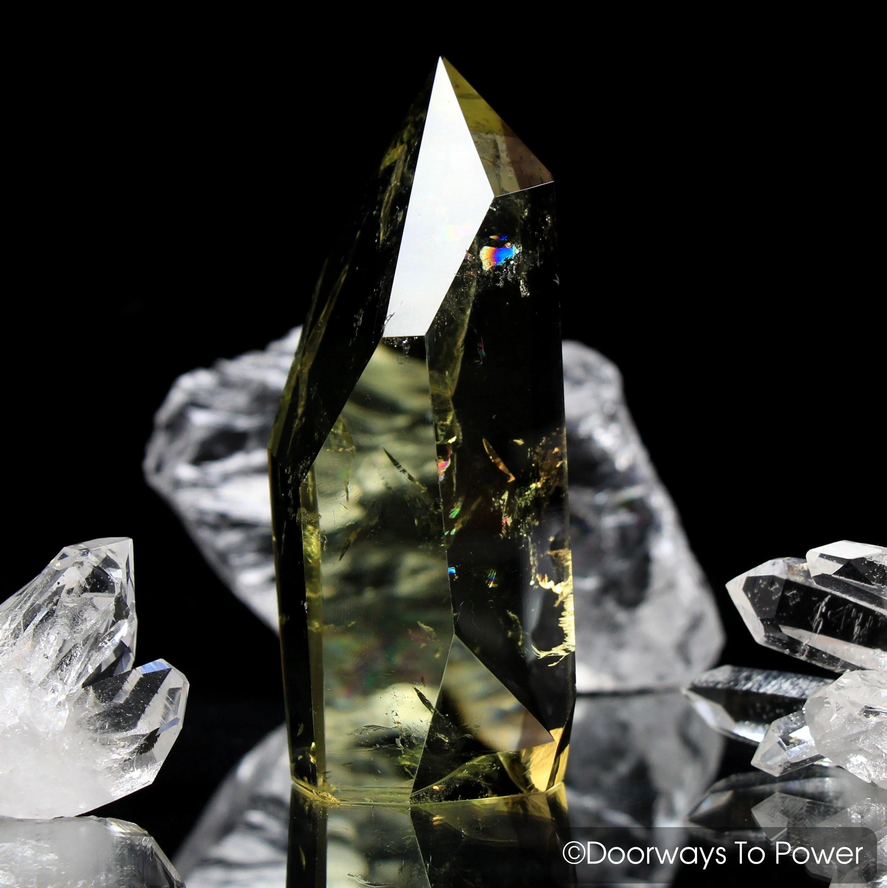 John of God Blessed Citrine Casa Crystal Point "Abundance & Good Fortune'