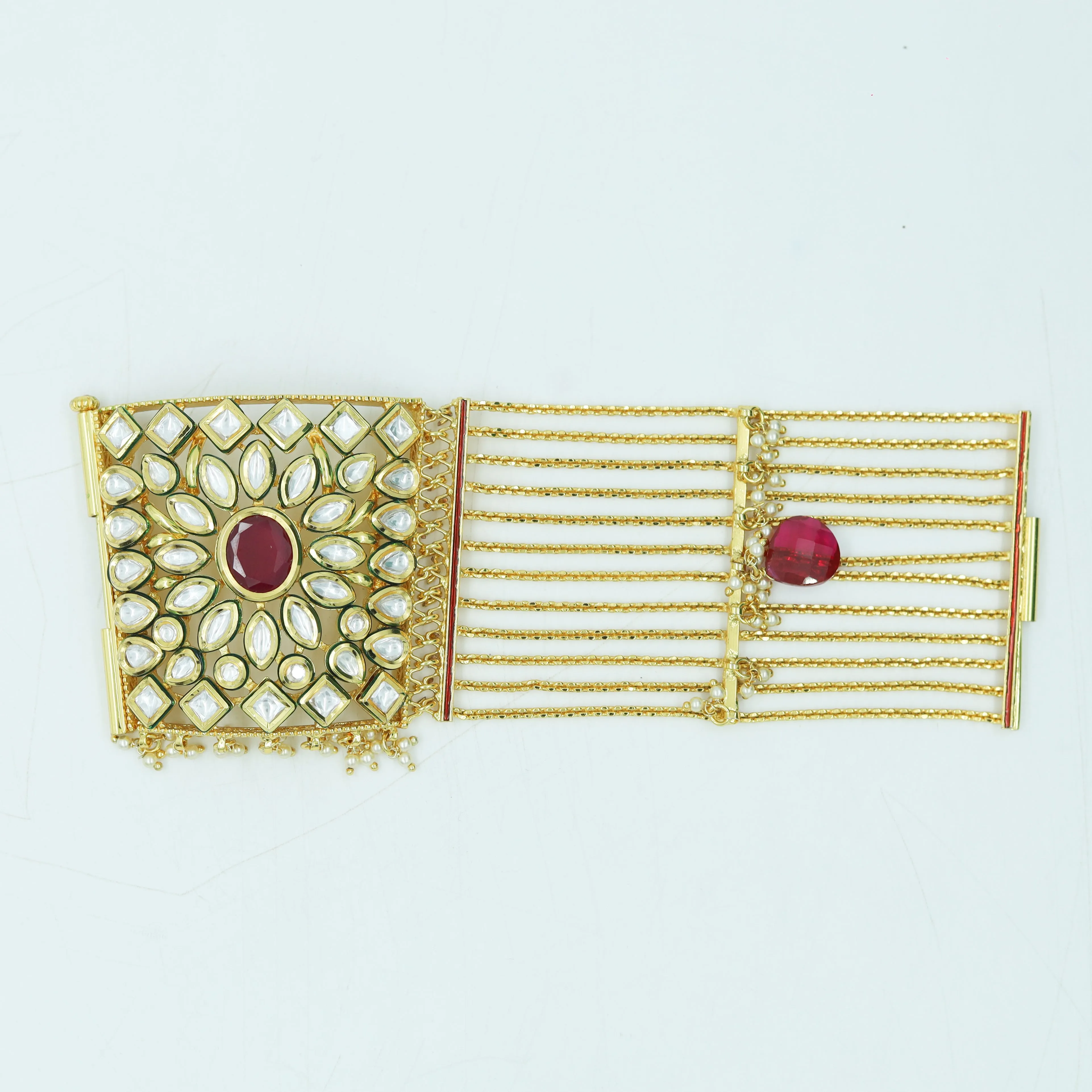 Kundan Mahabharat Bracelet 1937-6002
