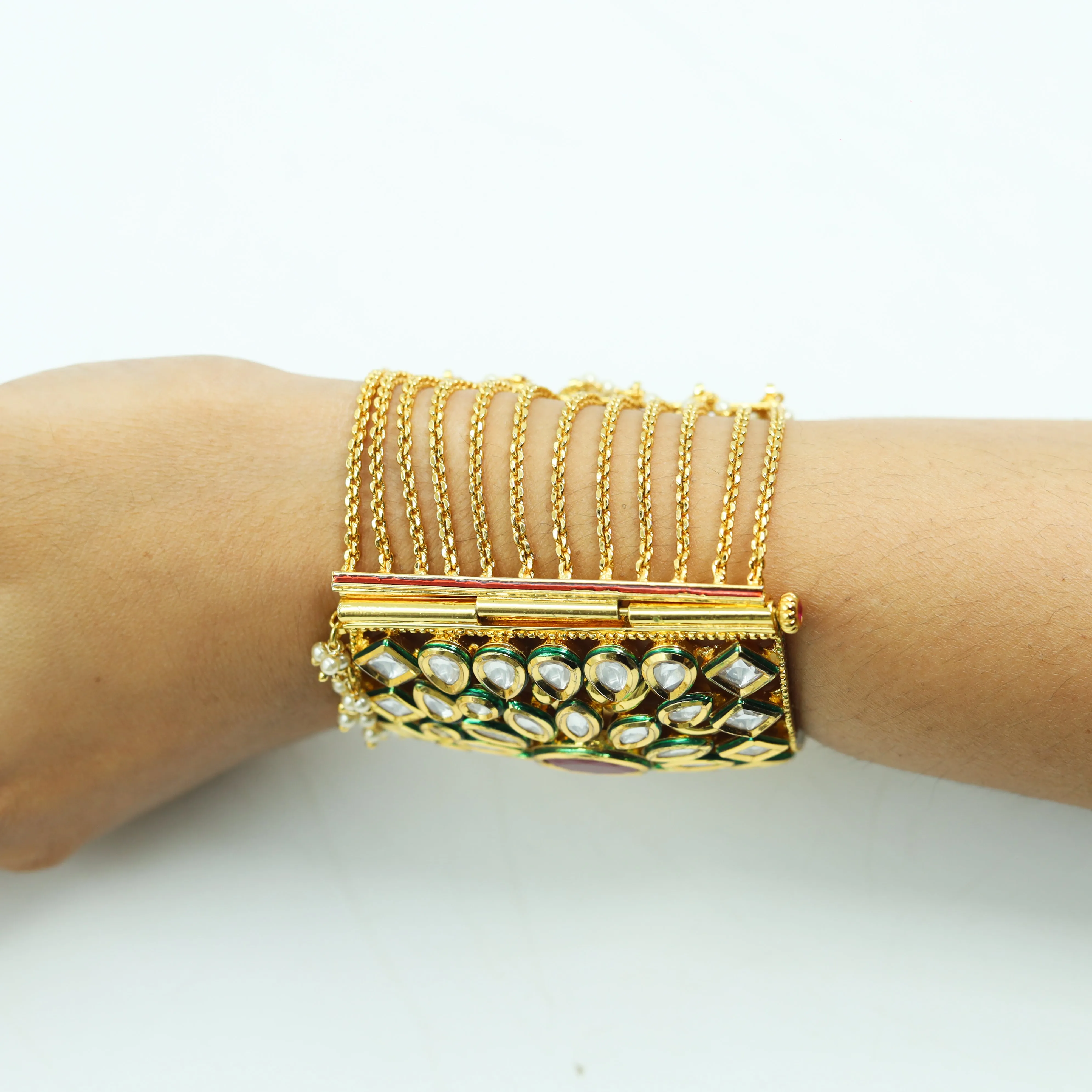 Kundan Mahabharat Bracelet 1937-6002