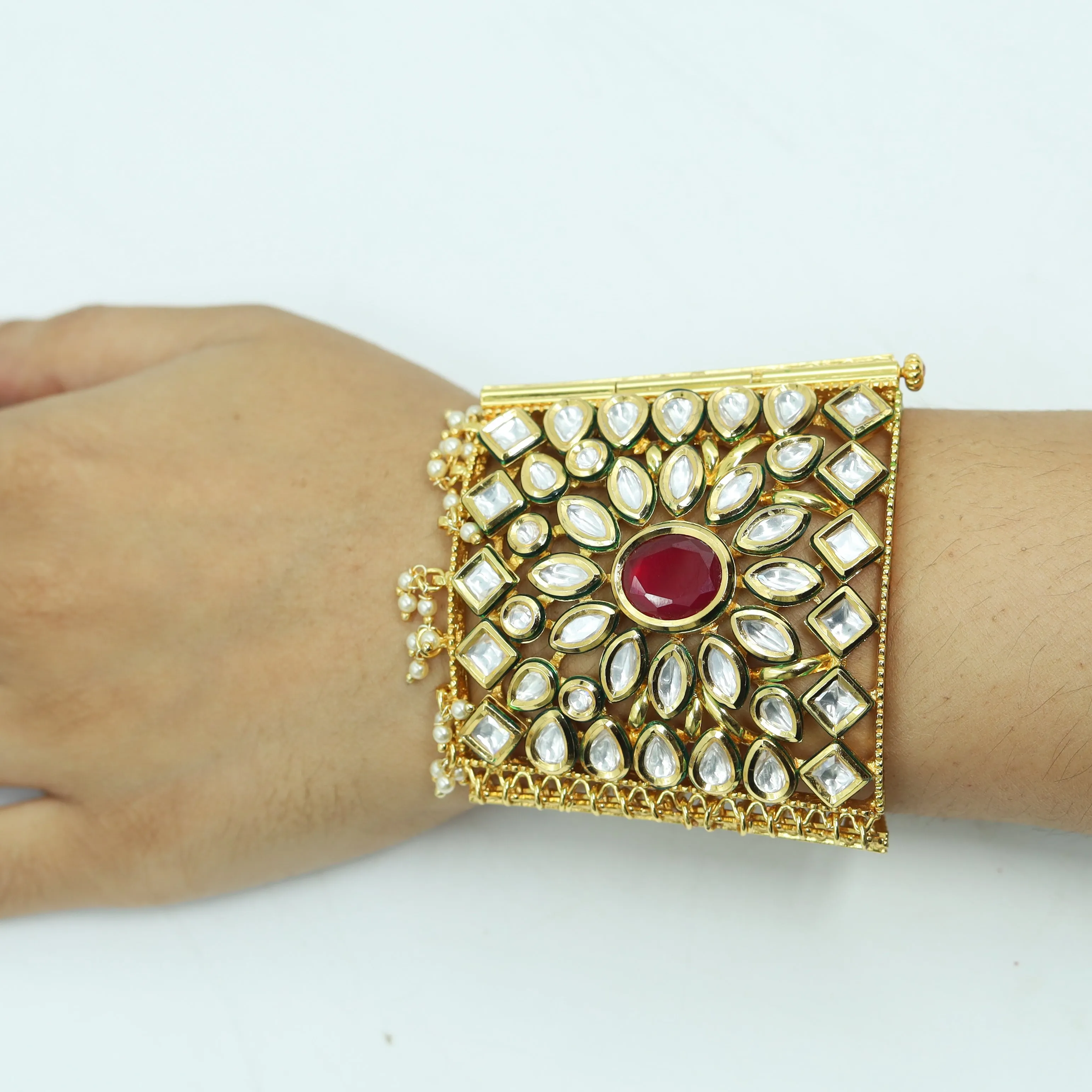 Kundan Mahabharat Bracelet 1937-6002