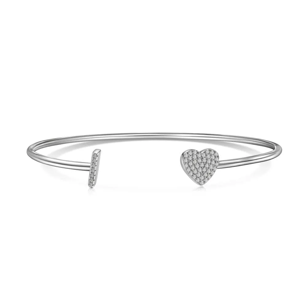 Letters with heart bracelet