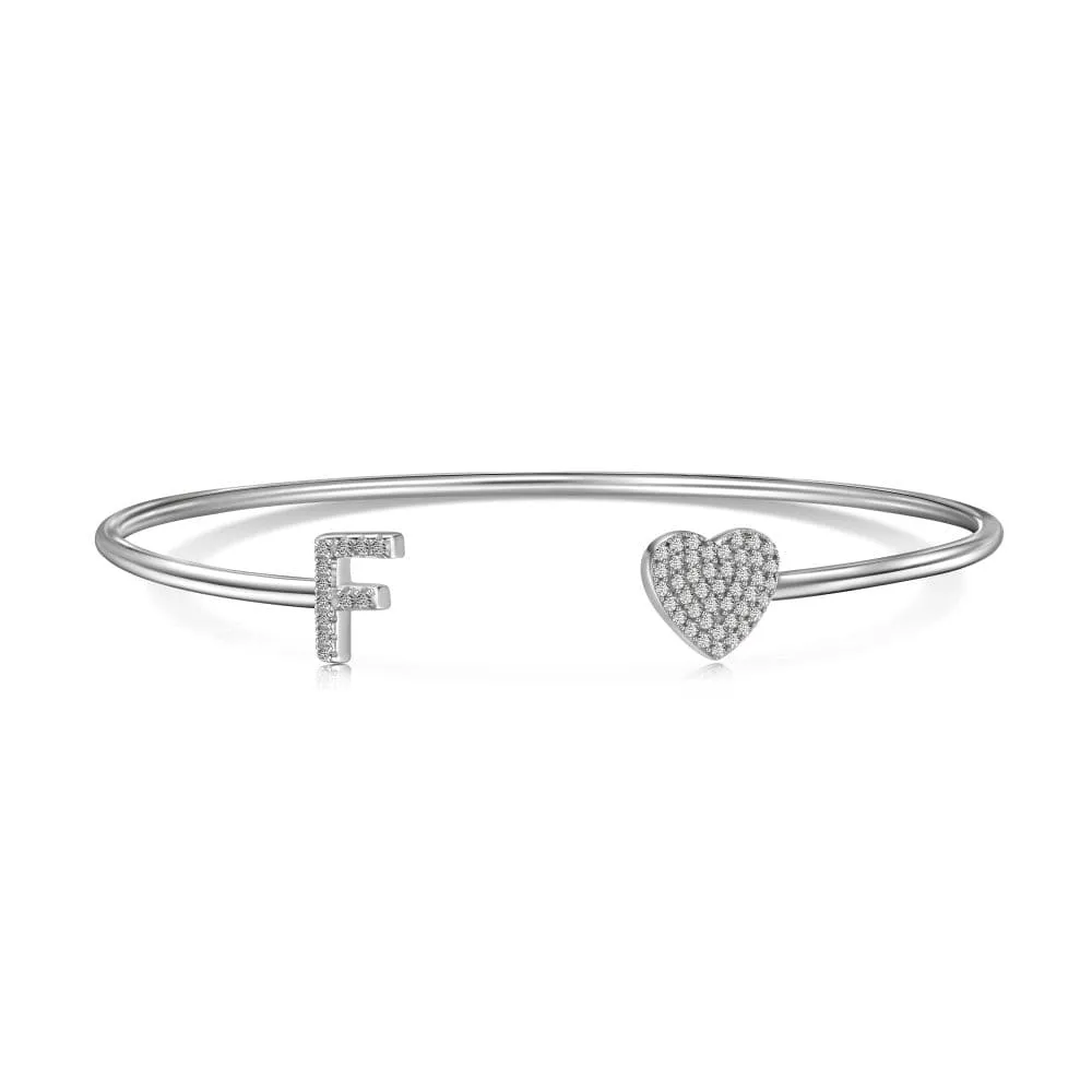 Letters with heart bracelet