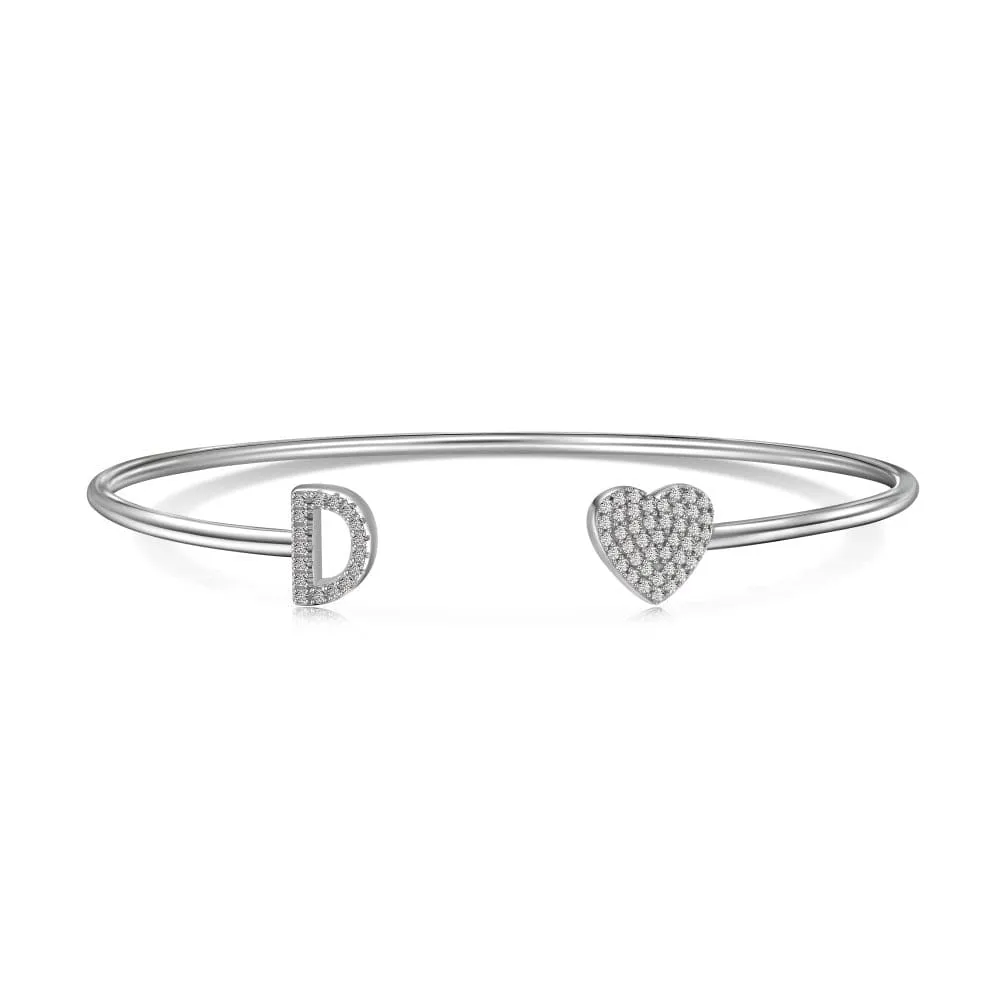 Letters with heart bracelet
