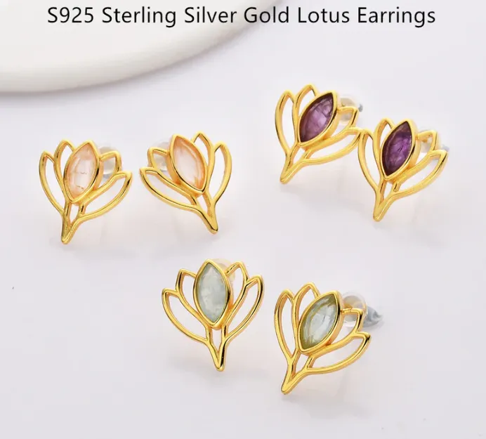 Lotus Earring