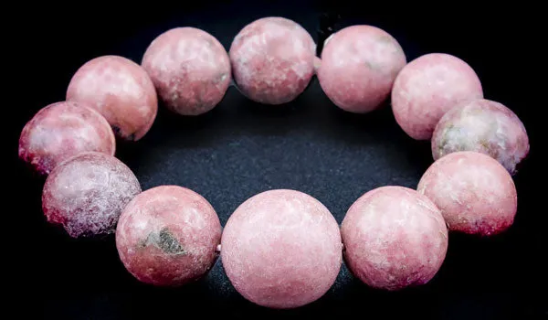 Luxury Rhodonite Natural Gemstone Bracelet