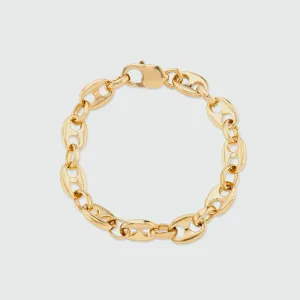 Maddox Gold Vermeil Marina Link Bracelet
